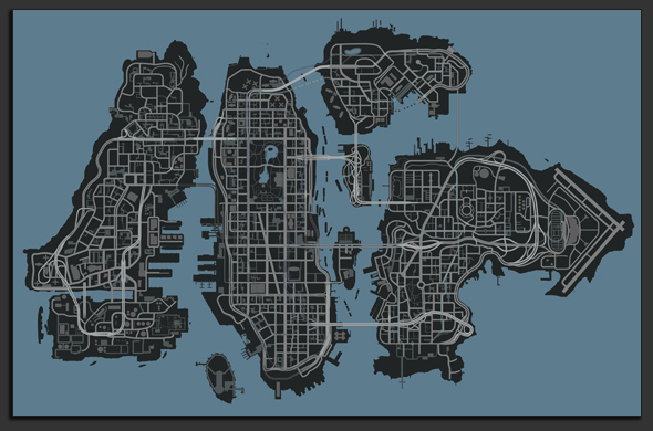 GTA IV Map