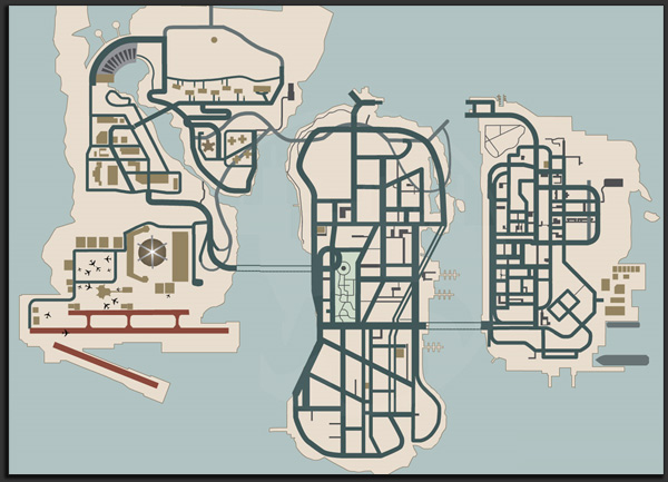 GTA: Liberty City Map
