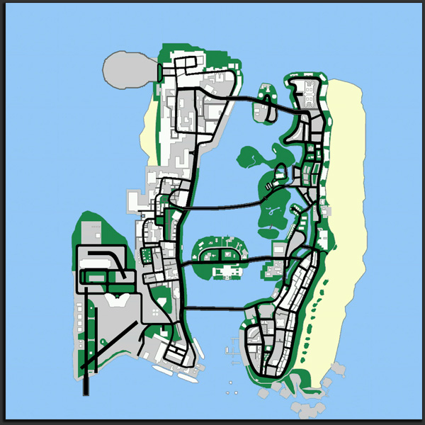 GTA: Vice City Map