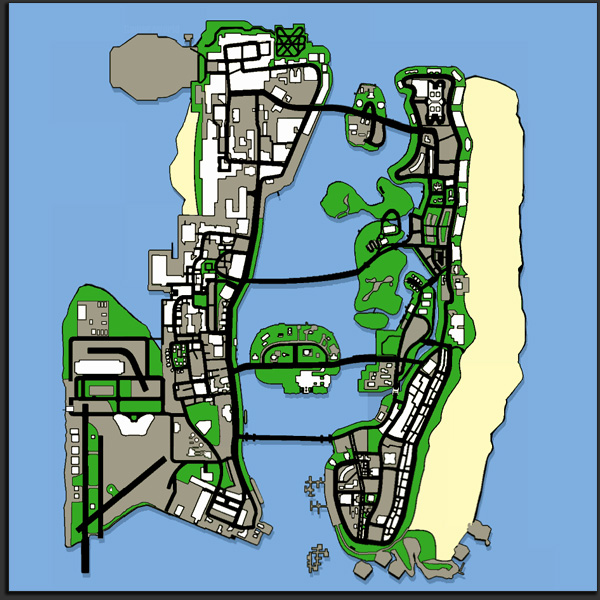 GTA: Vice City Stories Map
