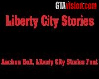 Liberty City Stories Font Schriftart - "Aachen Bolt"