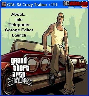 GTA vice city ultimate trainer 6 - CHEATS FOR GTA SAN ANDREAS