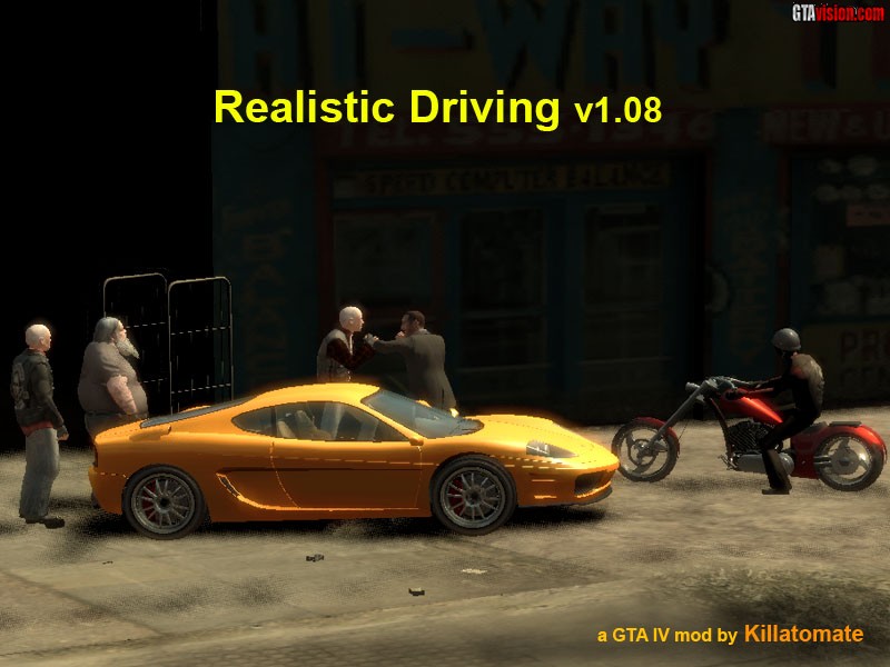 gta iv realistic car handling